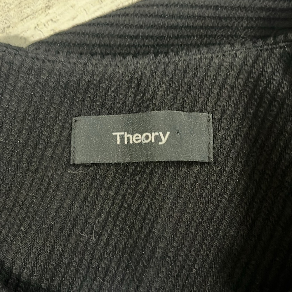 Theory Black Zip Jacket Size 2 - Picture 6 of 11